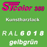 STcolor 350 1K Kunstharzlack RAL 6018 gelbgr&uuml;n