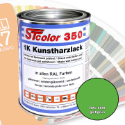 STcolor 350 1K Kunstharzlack RAL 6018 gelbgr&uuml;n