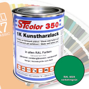 STcolor 350 1K Kunstharzlack RAL 6024 verkehrsgr&uuml;n