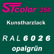STcolor 350 1K Kunstharzlack RAL 6026 opalgr&uuml;n