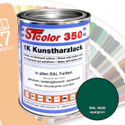 STcolor 350 1K Kunstharzlack RAL 6026 opalgr&uuml;n