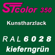 STcolor 350 1K Kunstharzlack RAL 6028 kieferngr&uuml;n