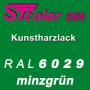 STcolor 350 1K Kunstharzlack RAL 6029 minzgr&uuml;n