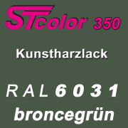 STcolor 350 1K Kunstharzlack RAL 6031 broncegr&uuml;n