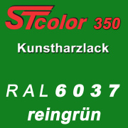 STcolor 350 1K Kunstharzlack RAL 6037 reingr&uuml;n