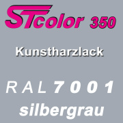 STcolor 350 1K Kunstharzlack RAL 7001 silbergrau