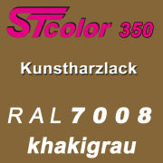 STcolor 350 1K Kunstharzlack RAL 7008 khakigrau