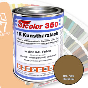 STcolor 350 1K Kunstharzlack RAL 7008 khakigrau