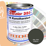 STcolor 350 1K Kunstharzlack RAL 7010 zeltgrau