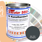 STcolor 350 1K Kunstharzlack RAL 7012 basaltgrau