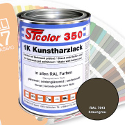 STcolor 350 1K Kunstharzlack RAL 7013 braungrau