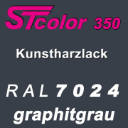 STcolor 350 1K Kunstharzlack RAL 7024 graphitgrau
