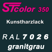 STcolor 350 1K Kunstharzlack RAL 7026 granitgrau