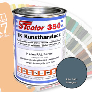 STcolor 350 1K Kunstharzlack RAL 7031 blaugrau