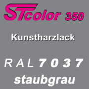 STcolor 350 1K Kunstharzlack RAL 7037 staubgrau