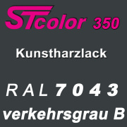 STcolor 350 1K Kunstharzlack RAL 7043  verkehrsgrau B