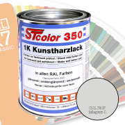 STcolor 350 1K Kunstharzlack RAL 7047 telegrau 4