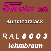 STcolor 350 1K Kunstharzlack RAL 8003 lehmbraun