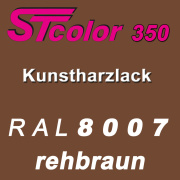 STcolor 350 1K Kunstharzlack RAL 8007 rehbraun
