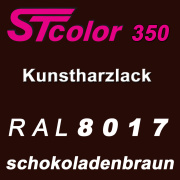 STcolor 350 1K Kunstharzlack RAL 8017 schokoladenbraun
