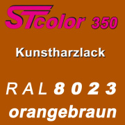 STcolor 350 1K Kunstharzlack RAL 8023 orangebraun