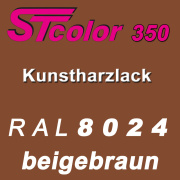 STcolor 350 1K Kunstharzlack RAL 8024 beigebraun