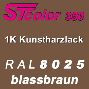 STcolor 350 1K Kunstharzlack RAL 8025 blassbraun