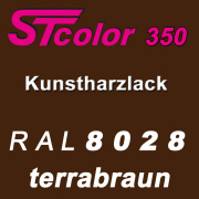 STcolor 350 1K Kunstharzlack RAL 8028 terrabraun