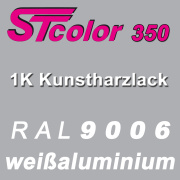 STcolor 350 1K Kunstharzlack RAL 9006 wei&szlig;aluminium