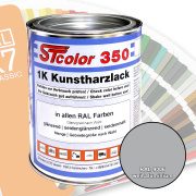 STcolor 350 1K Kunstharzlack RAL 9006 wei&szlig;aluminium
