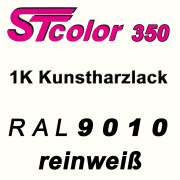 STcolor 350 1K Kunstharzlack RAL 9010 reinwei&szlig;