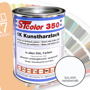 STcolor 350 1K Kunstharzlack RAL 9016 verkehrswei&szlig;