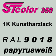 STcolor 350 1K Kunstharzlack RAL 9018 papyruswei&szlig;