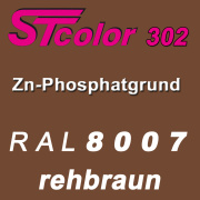 STcolor 302 1K Zinkphosphatgrund RAL 8007 rehbraun - matt