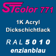 STcolor 771 1K Acryl Dickschichtlack RAL 5010 enzianblau...