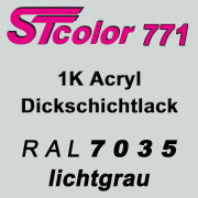 STcolor 771 1K Acryl Dickschichtlack RAL 7035 lichtgrau -...