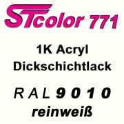 STcolor 771 1K Acryl Dickschichtlack RAL 9010...