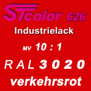 STcolor 626 2K PU Einschichtlack GMV 10:1 RAL 3020...