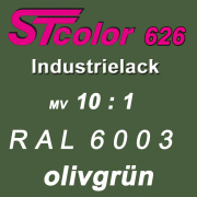 STcolor 626 2K PU Einschichtlack GMV 10:1 RAL 6003 olivgr&uuml;n