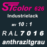 STcolor 626 2K PU Einschichtlack GMV 10:1 RAL 7016 anthrazitgrau
