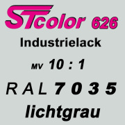STcolor 626 2K PU Einschichtlack GMV 10:1 RAL 7035 lichtgrau