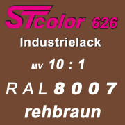 STcolor 626 2K PU Einschichtlack GMV 10:1 RAL 8007 rehbraun