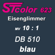 STcolor 623 2K PU Eisenglimmer GMV 10:1 DB 510 "blau" -  seidenmatt