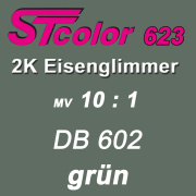 STcolor 623 2K PU Eisenglimmer GMV 10:1 DB 602 "gr&uuml;n" -  seidenmatt