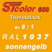 STcolor 650 2K PU Thermolack 8:1 RAL  1037 sonnengelb -...