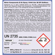 Epoxy 10040 klar 2K EP Gie&szlig;harz transparent Set A+B
