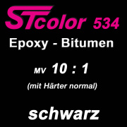 STcolor 534 2K Epoxy Bitumen schwarz