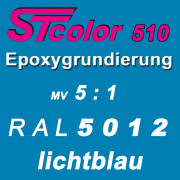 STcolor 510 2K EP Metallgrund GMV 5:1 RAL 5012 lichtblau - matt