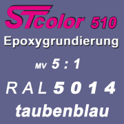 STcolor 510 2K EP Metallgrund GMV 5:1 RAL 5014 taubenblau - matt