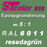 STcolor 510 2K EP Metallgrund GMV 5:1 RAL 6011 resedagr&uuml;n - matt